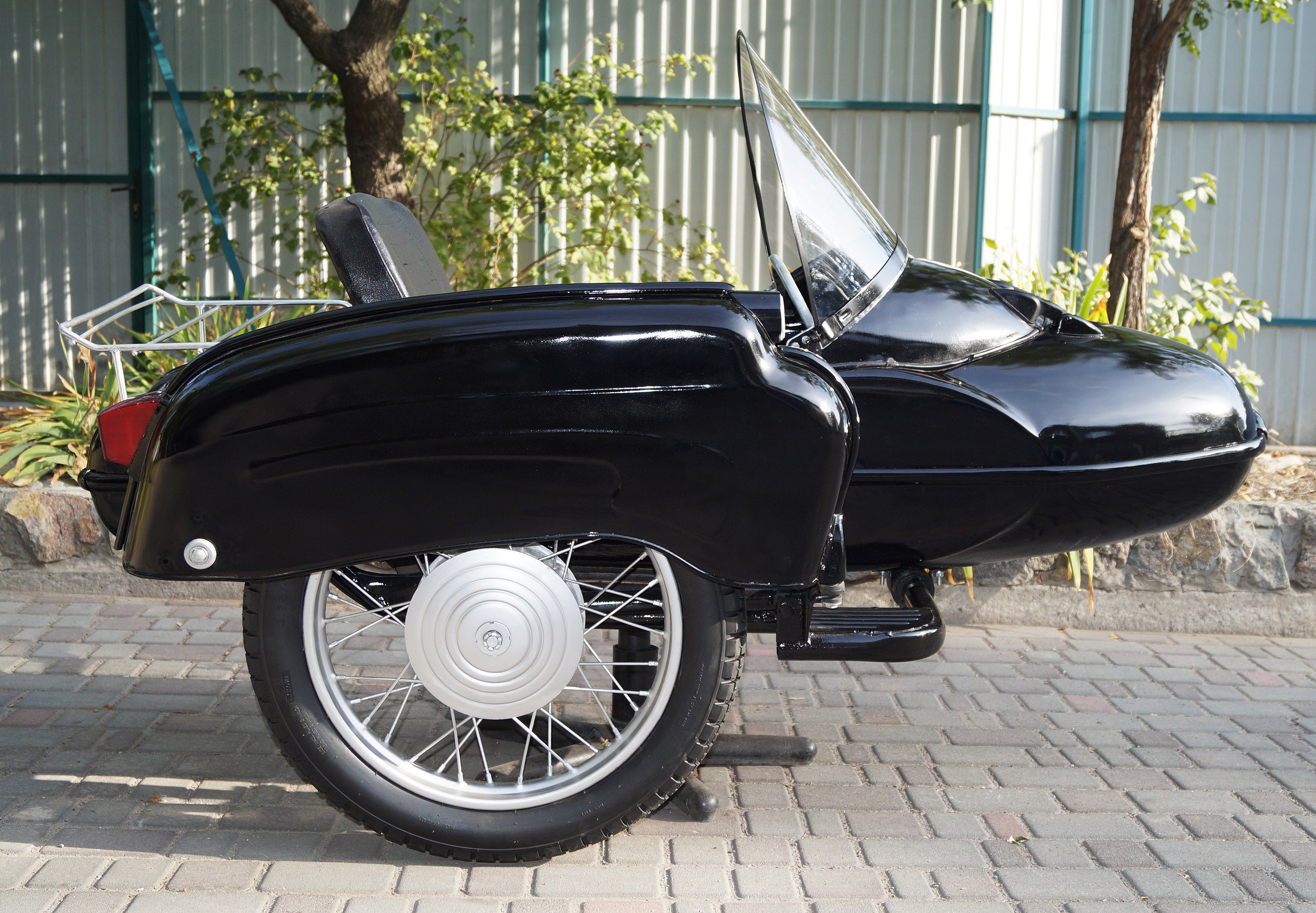 Vintage Refurbished Sidecar for Motorcycle Izh Compatible with motorcycle Models BMW Triumph Ural Harley Davidson Honda