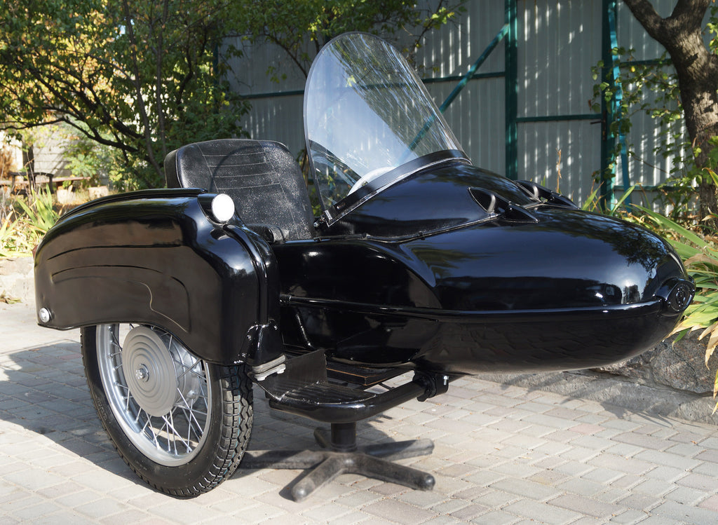 Vintage Refurbished Sidecar for Motorcycle Izh Compatible with motorcycle Models BMW Triumph Ural Harley Davidson Honda