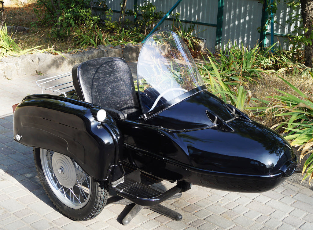 Vintage Refurbished Sidecar for Motorcycle Izh Compatible with motorcycle Models BMW Triumph Ural Harley Davidson Honda