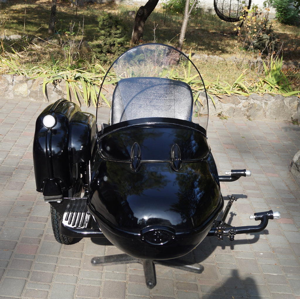 Vintage Refurbished Sidecar for Motorcycle Izh Compatible with motorcycle Models BMW Triumph Ural Harley Davidson Honda