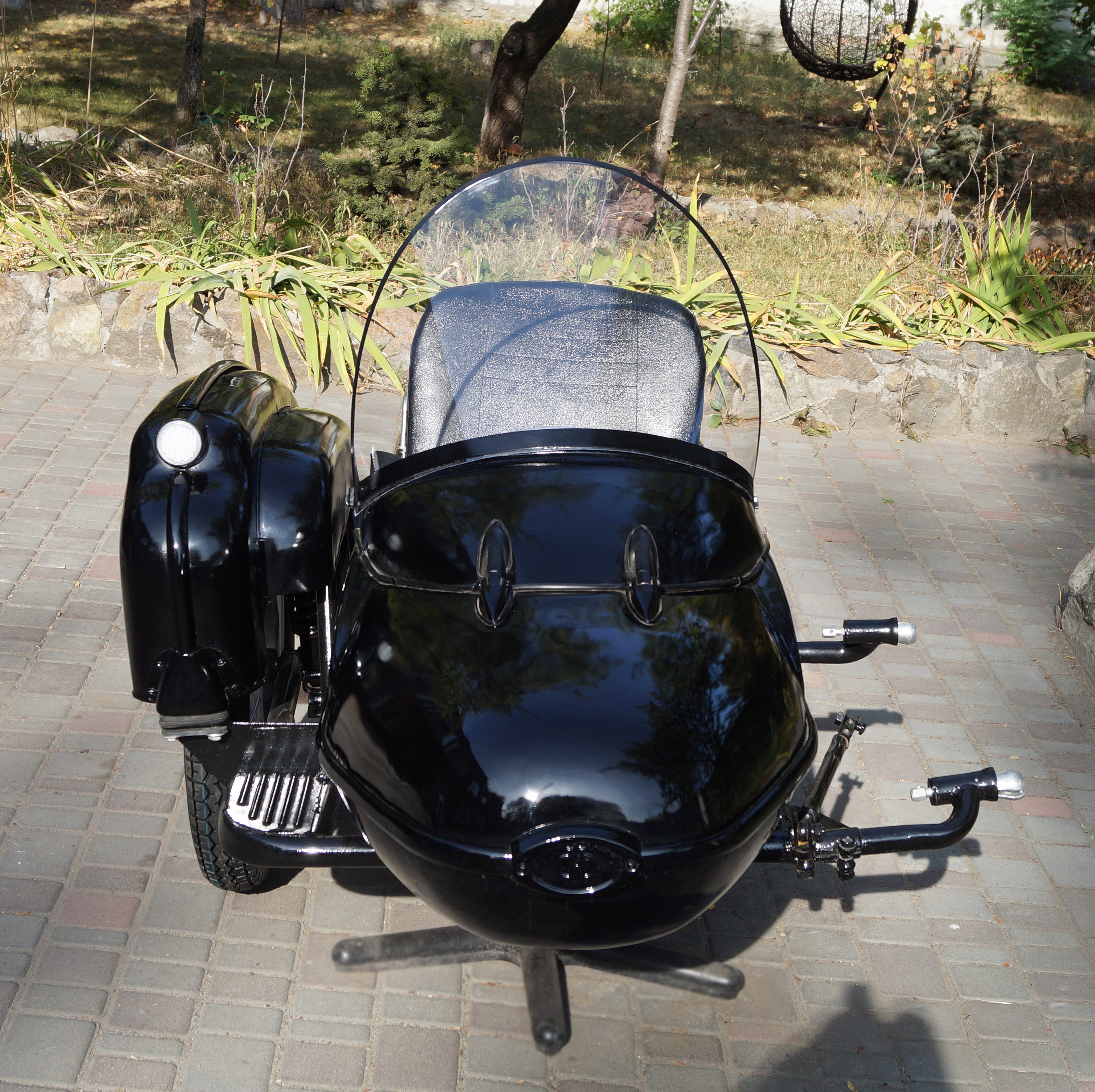 Vintage Refurbished Sidecar for Motorcycle Izh Compatible with motorcycle Models BMW Triumph Ural Harley Davidson Honda