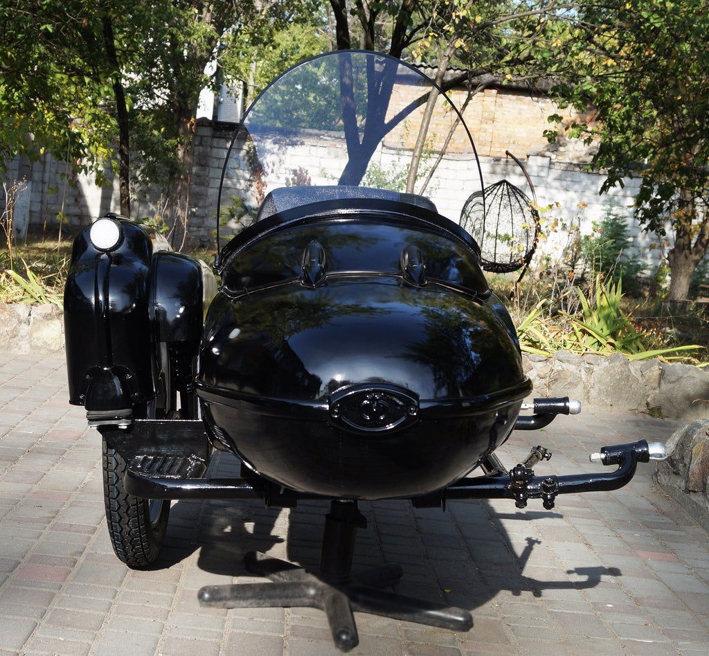 Vintage Refurbished Sidecar for Motorcycle Izh Compatible with motorcycle Models BMW Triumph Ural Harley Davidson Honda