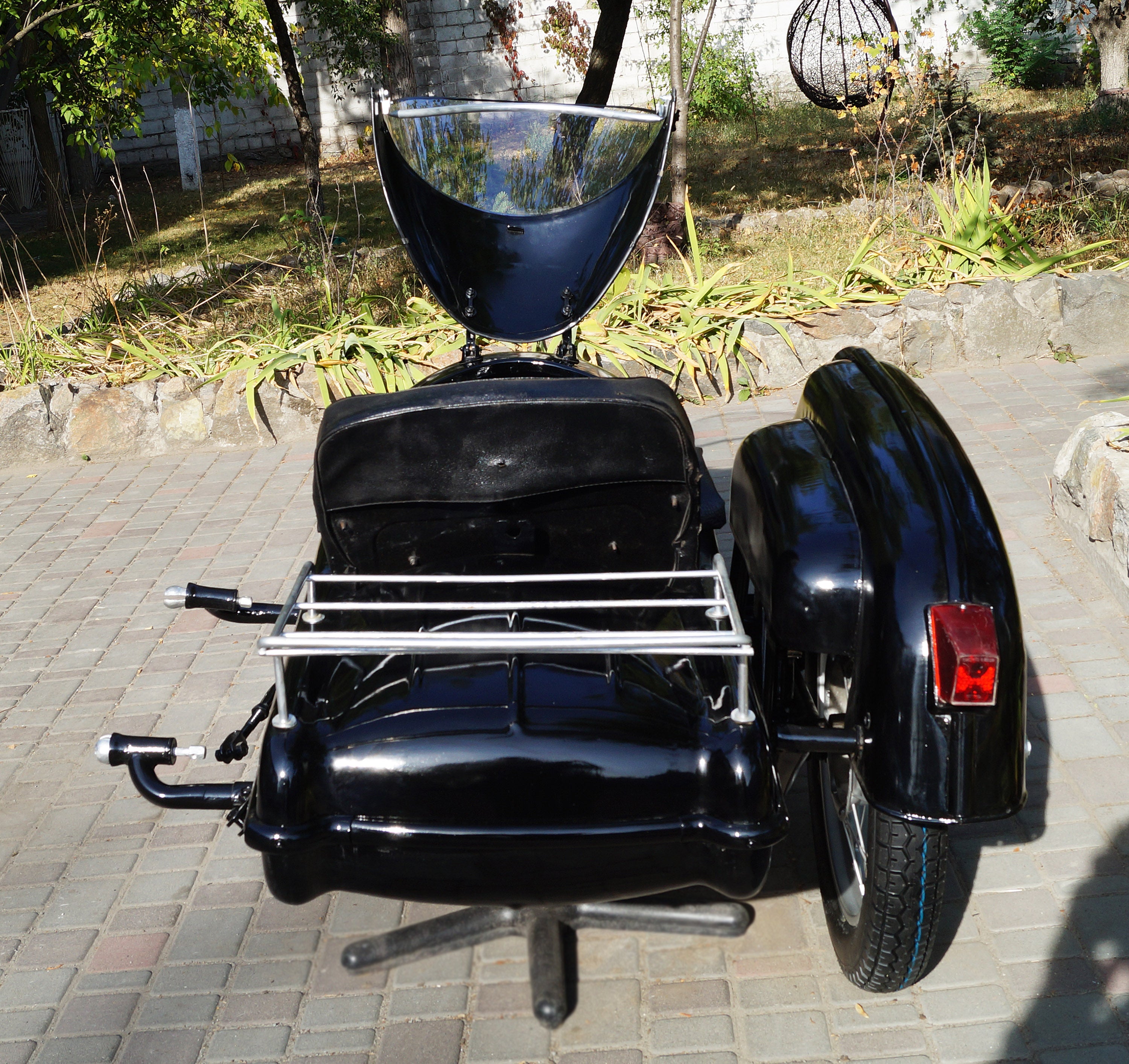 Vintage Refurbished Sidecar for Motorcycle Izh Compatible with motorcycle Models BMW Triumph Ural Harley Davidson Honda