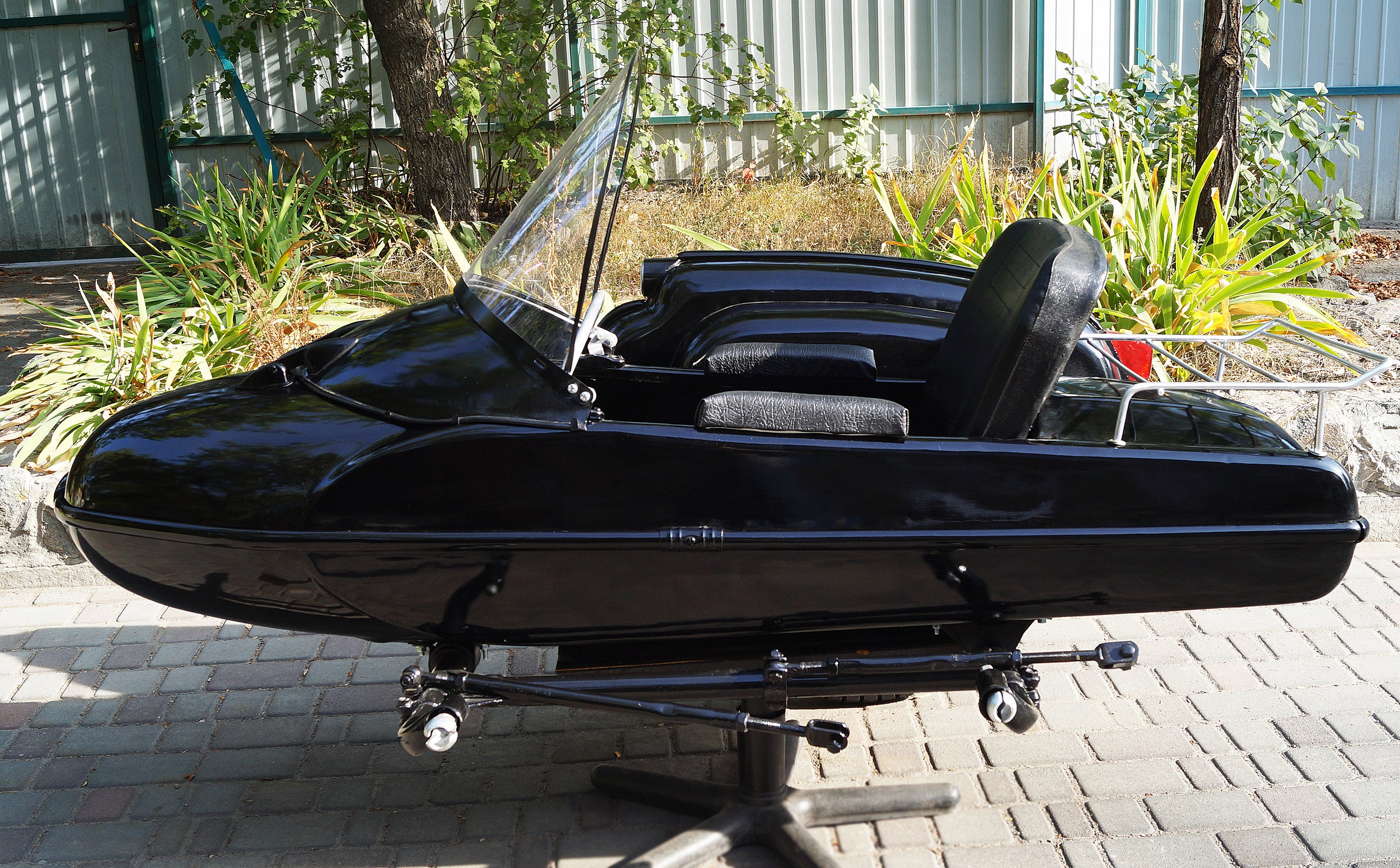 Vintage Refurbished Sidecar for Motorcycle Izh Compatible with motorcycle Models BMW Triumph Ural Harley Davidson Honda