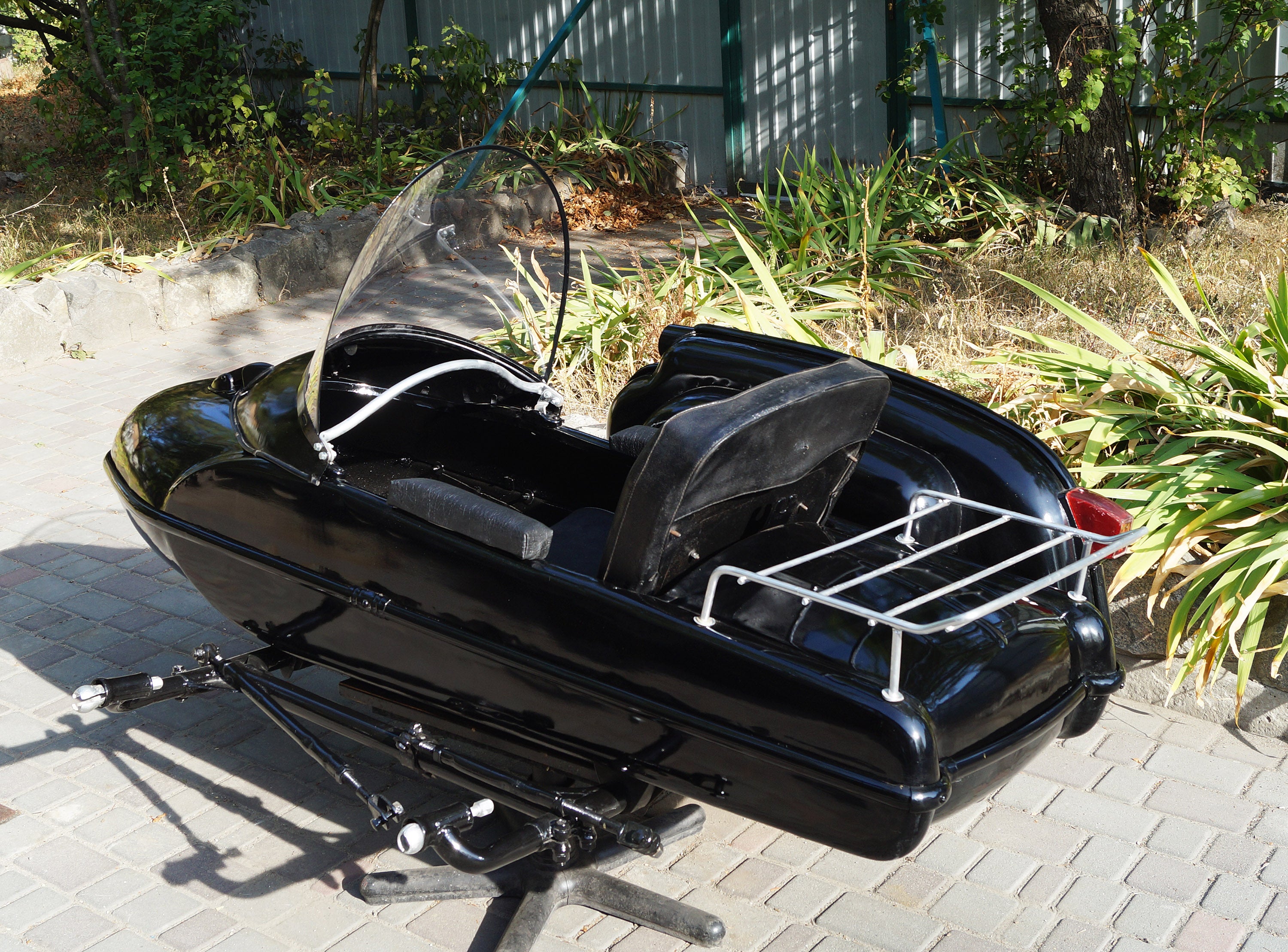 Vintage Refurbished Sidecar for Motorcycle Izh Compatible with motorcycle Models BMW Triumph Ural Harley Davidson Honda