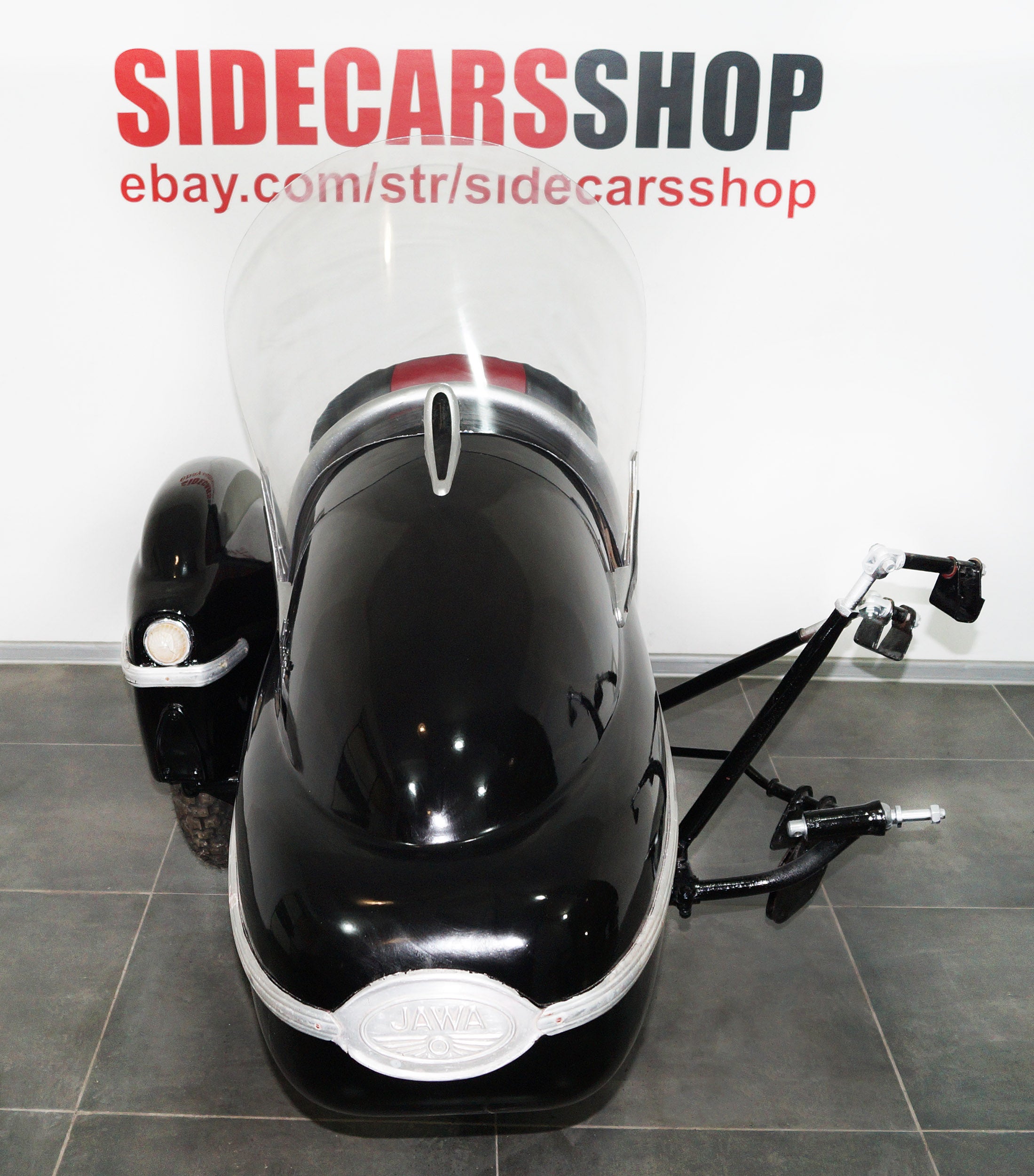 Rare Amazing Sidecar VELOREX. Motorcycle JAWA 350 / 360. 1960s. Czechoslovakia