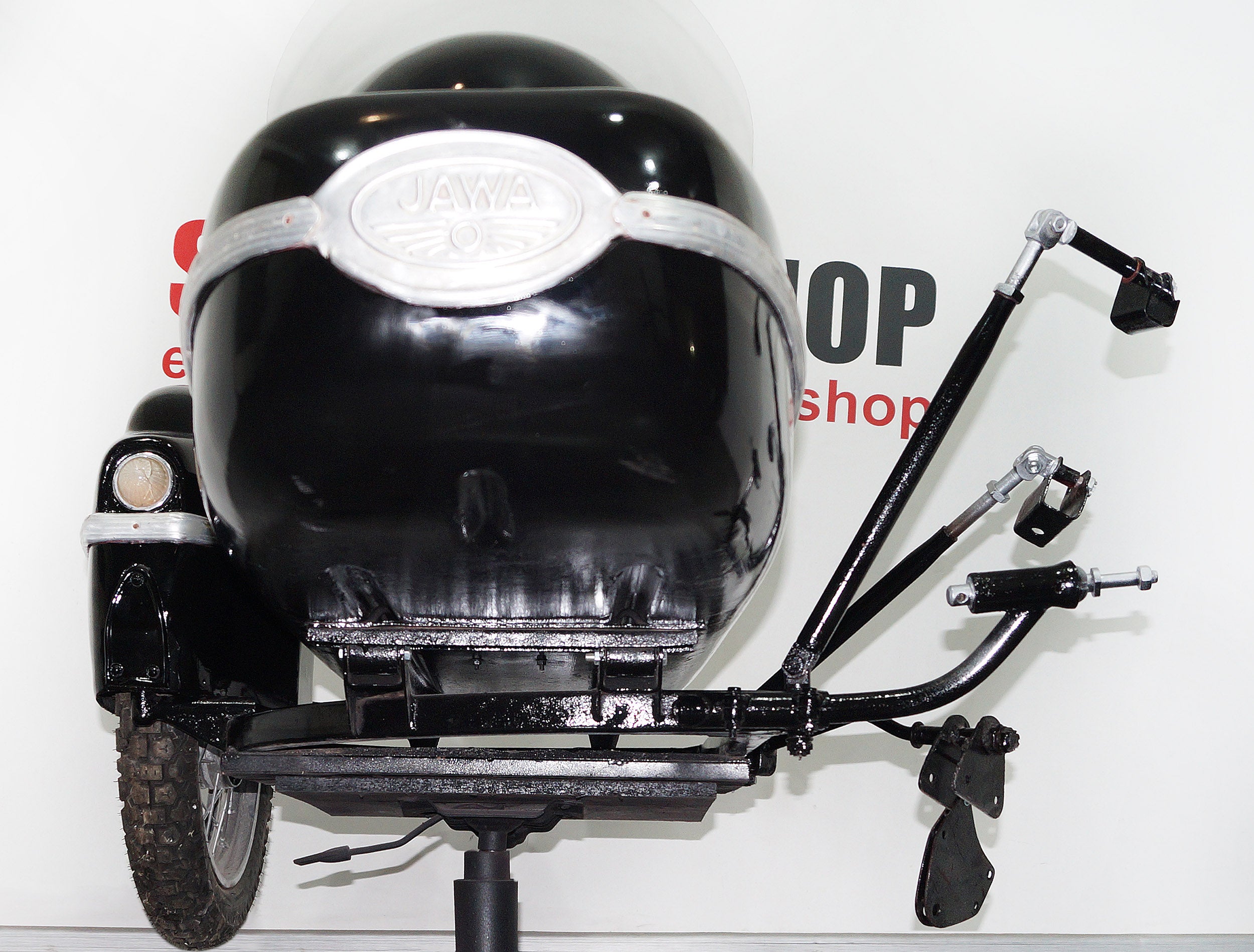 Rare Amazing Sidecar VELOREX. Motorcycle JAWA 350 / 360. 1960s. Czechoslovakia