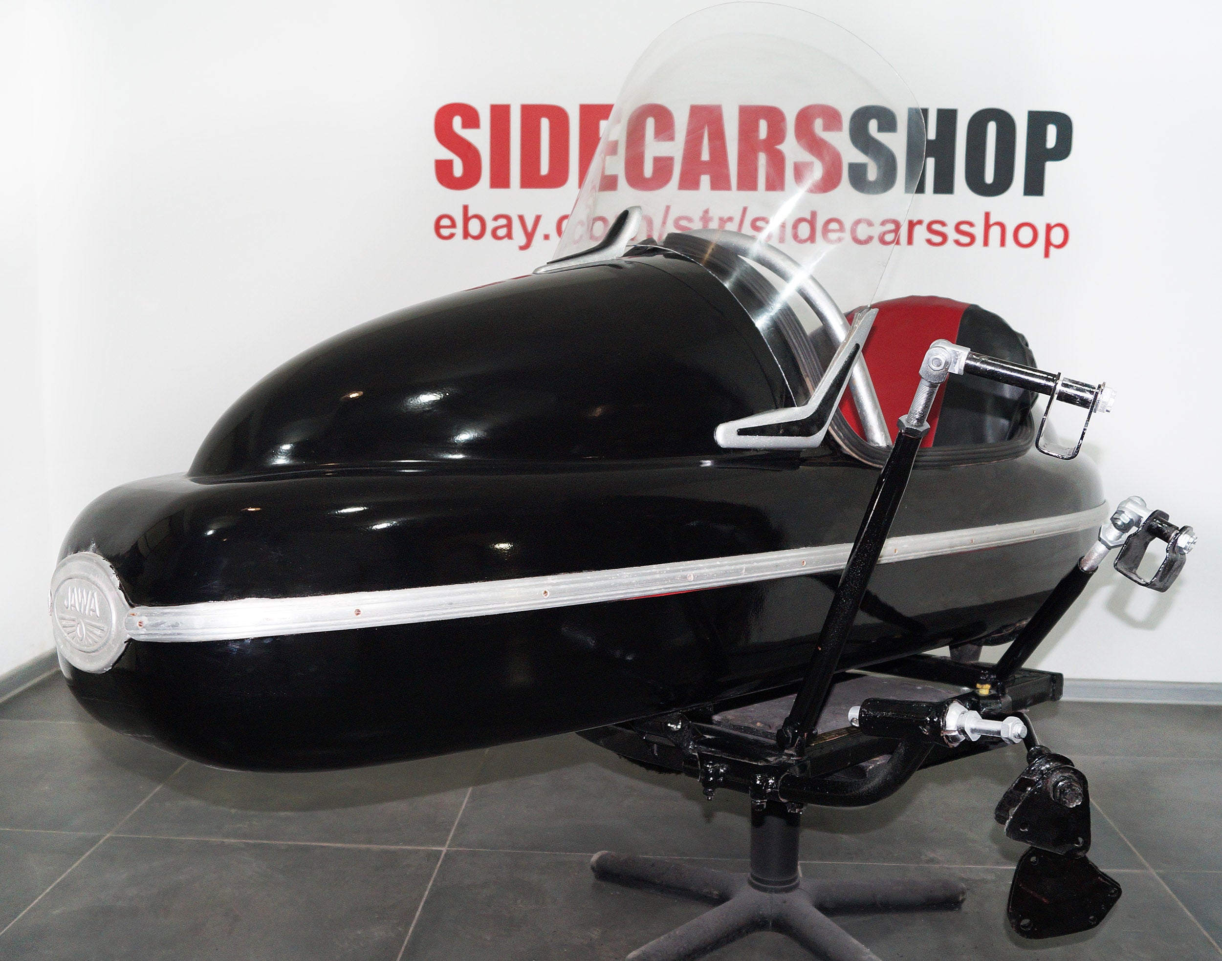 Rare Amazing Sidecar VELOREX. Motorcycle JAWA 350 / 360. 1960s. Czechoslovakia