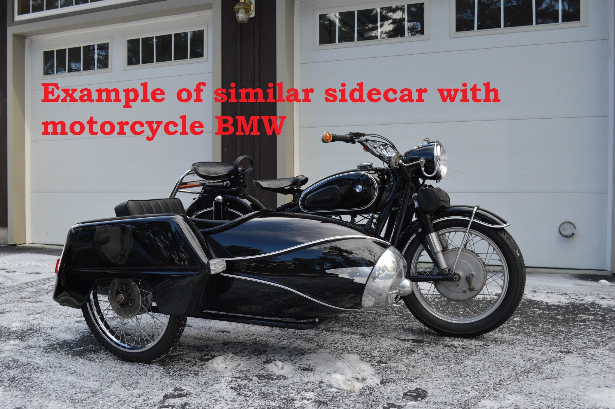Sidecar Duna for Motorcycle Pannonia compatible with BMW Triumph Harley Davidson HD Honda Ural