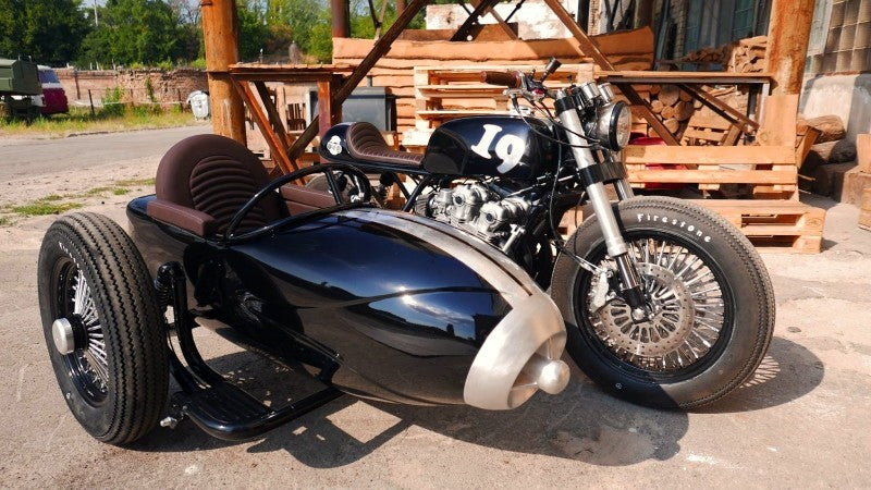 Sidecar Duna for Motorcycle Pannonia compatible with BMW Triumph Harley Davidson HD Honda Ural