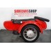 LEFT SIDE SIDECAR Dnepr Color RED Compatible with Motorcycle BMW Harley Davidson Ural Honda